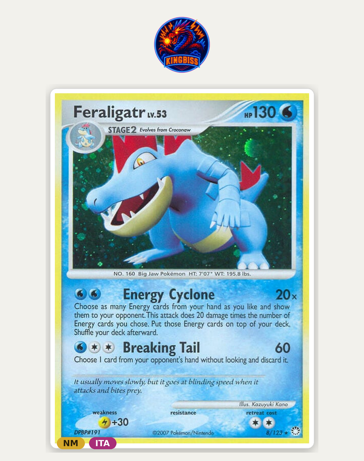 Feraligatr 8/123 Mysterious Treasures - ITA