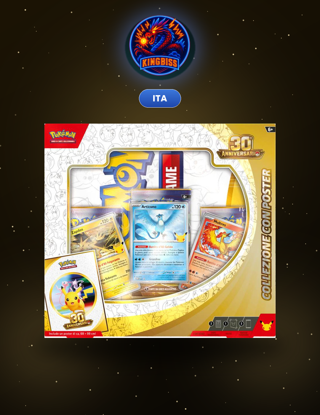 Pokémon Collezione con poster 30th - ITA